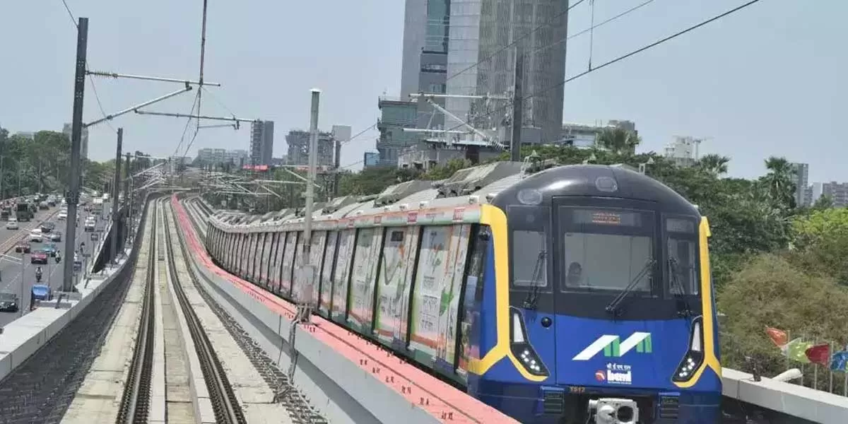 Mumbai Metro Rakes Arrive In Thane As Line 4 Trials Near