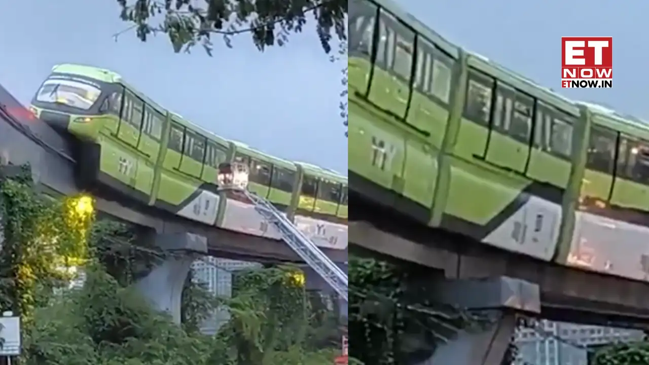 Mumbai Monorail Rescue After Heavy Rain Chaos