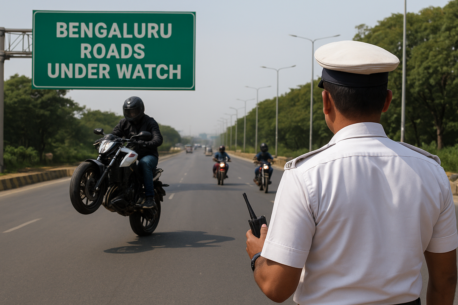 Bengaluru Roads Under Watch As Police Track 37 Wheelie Hotspots