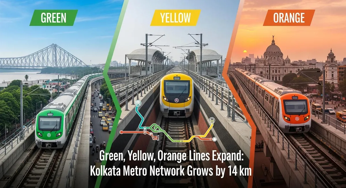 Kolkata metro expansion brings airport link, east west and orange extension
