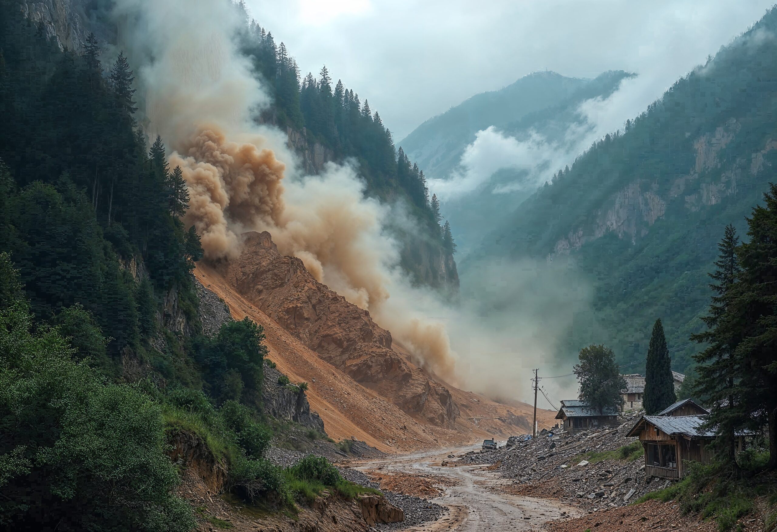 Uttarkashi Highways Blocked By Landslides Relief Work Underway