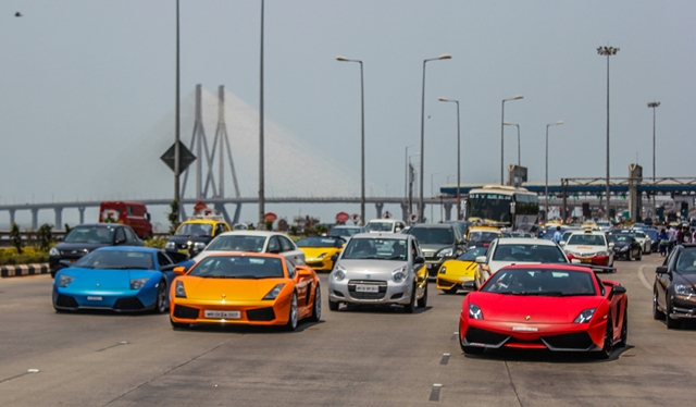 Mumbai RTO Fines Supercar Drivers For Speeding On Coastal Road
