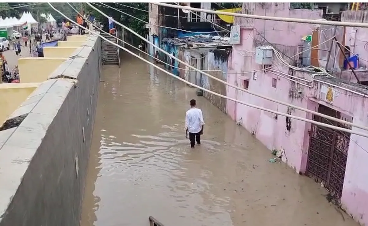 Delhi NCR Rain Triggers Gurugram Floods As Yamuna Crosses Danger