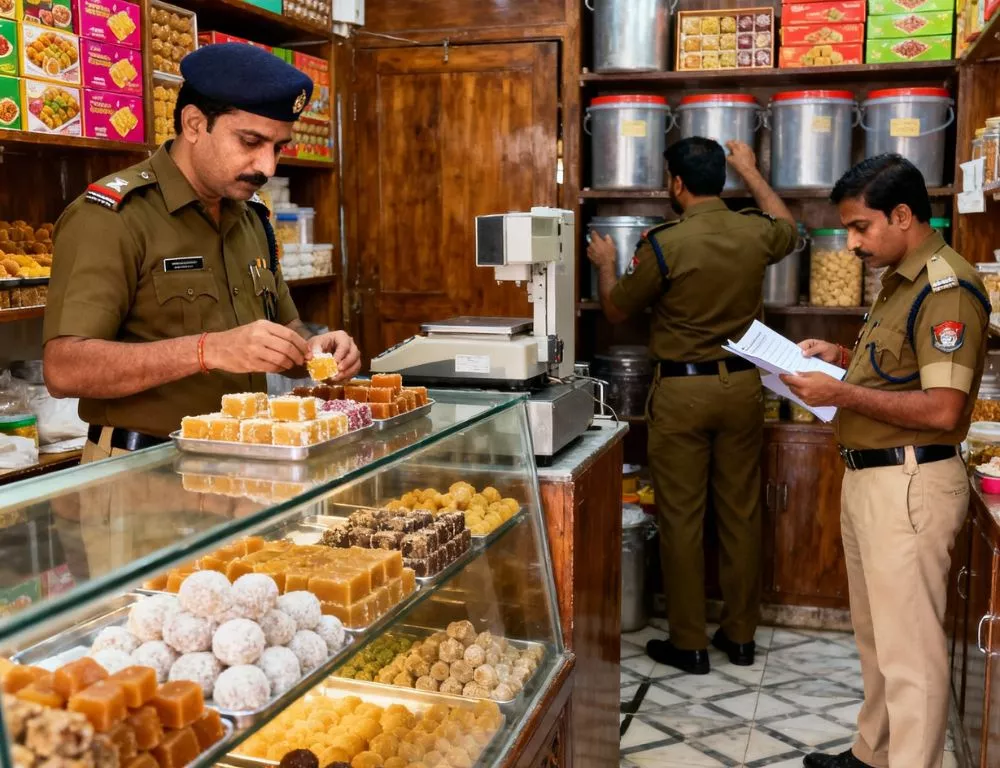 Hyderabad Conducts Surprise Sweet Shop Inspections Ensuring Hygiene Ahead Diwali