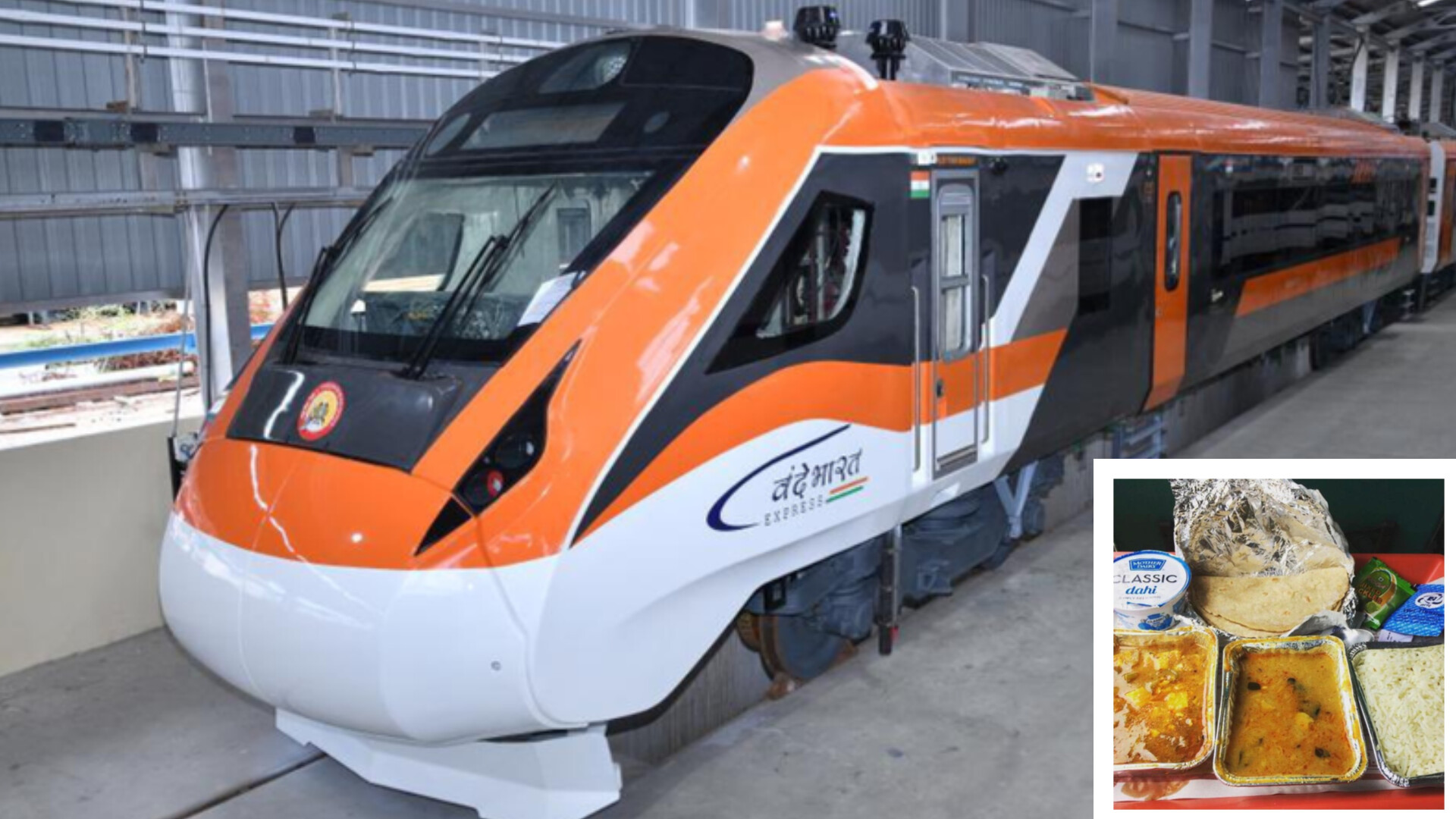 Pune IRCTC Clarifies Optional Meal Choice on Rajdhani Shatabdi Vande Bharat