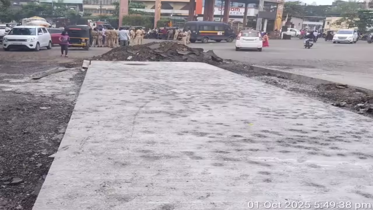 Ulhasnagar Municipal Corporation Orders Rebuild Of Substandard Roads After Cracks Emerge