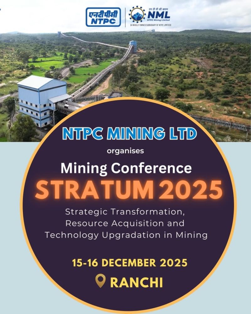 Ranchi Welcomes STRATUM 2025 By NTPC Promoting Technology-Driven Mining Solution