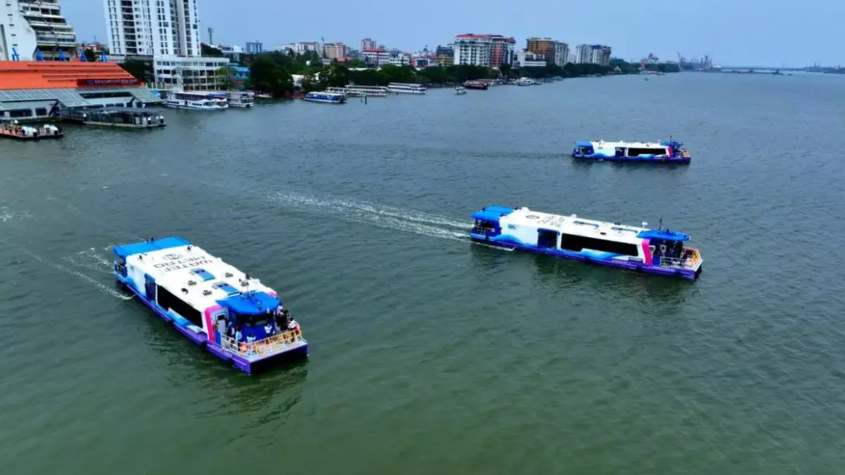 Kochi Water Metro Expands Electric Ferry Services To Islands