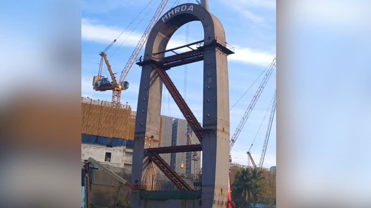Mumbai Metro 2B Shunya Bridge Nears Completion
