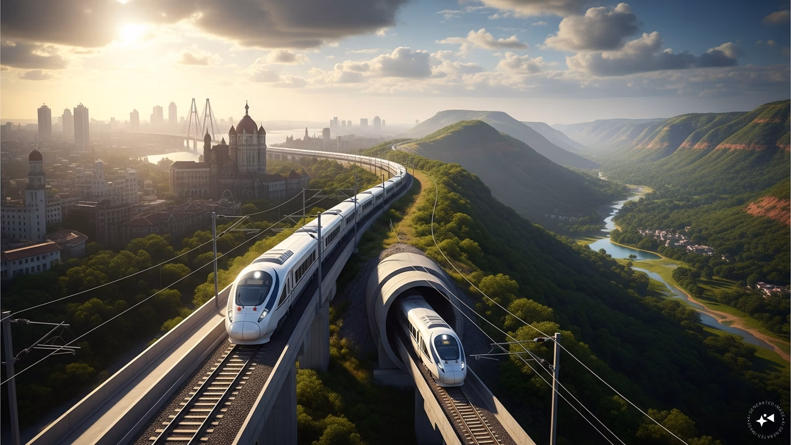 Mumbai Pune High Speed Rail Spurs Urban Links