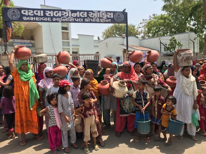 Ahmedabad Water Supply Crisis Triggers Civic Protest