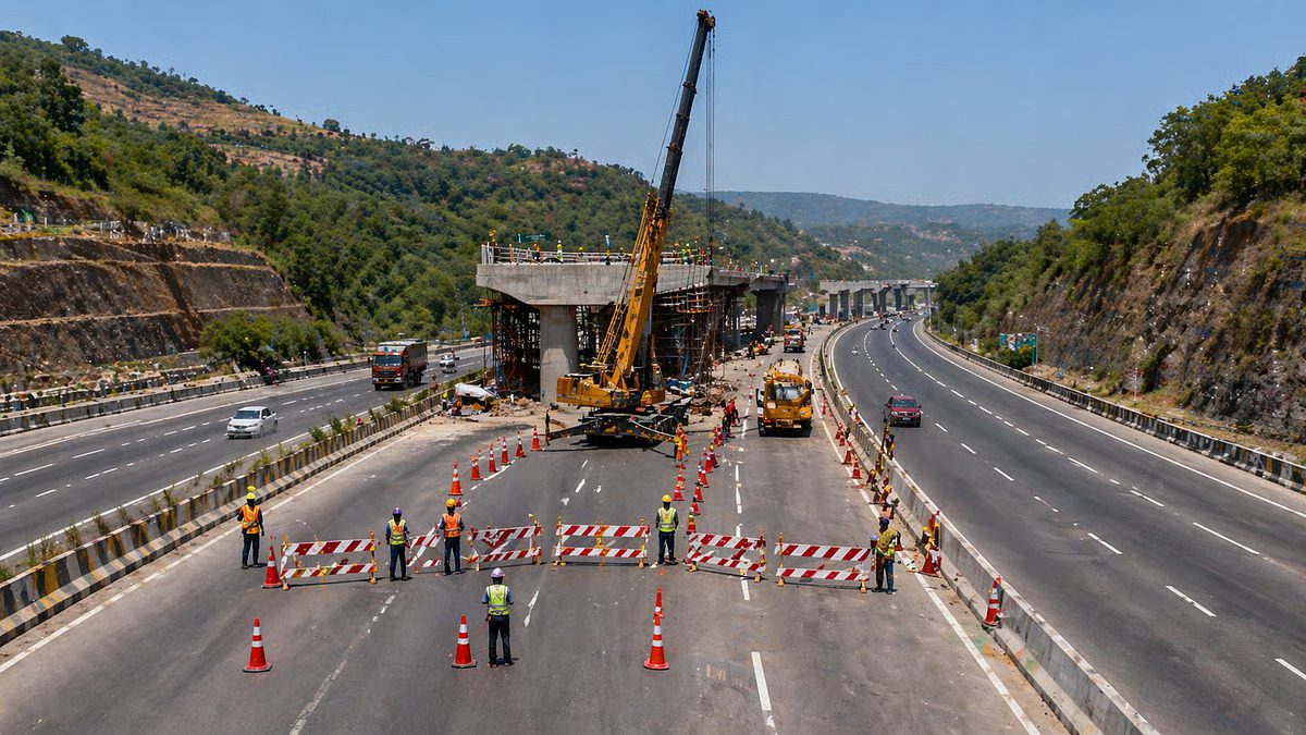 Mumbai Pune Expressway To Shut For Bridge Work On April 23 & 24