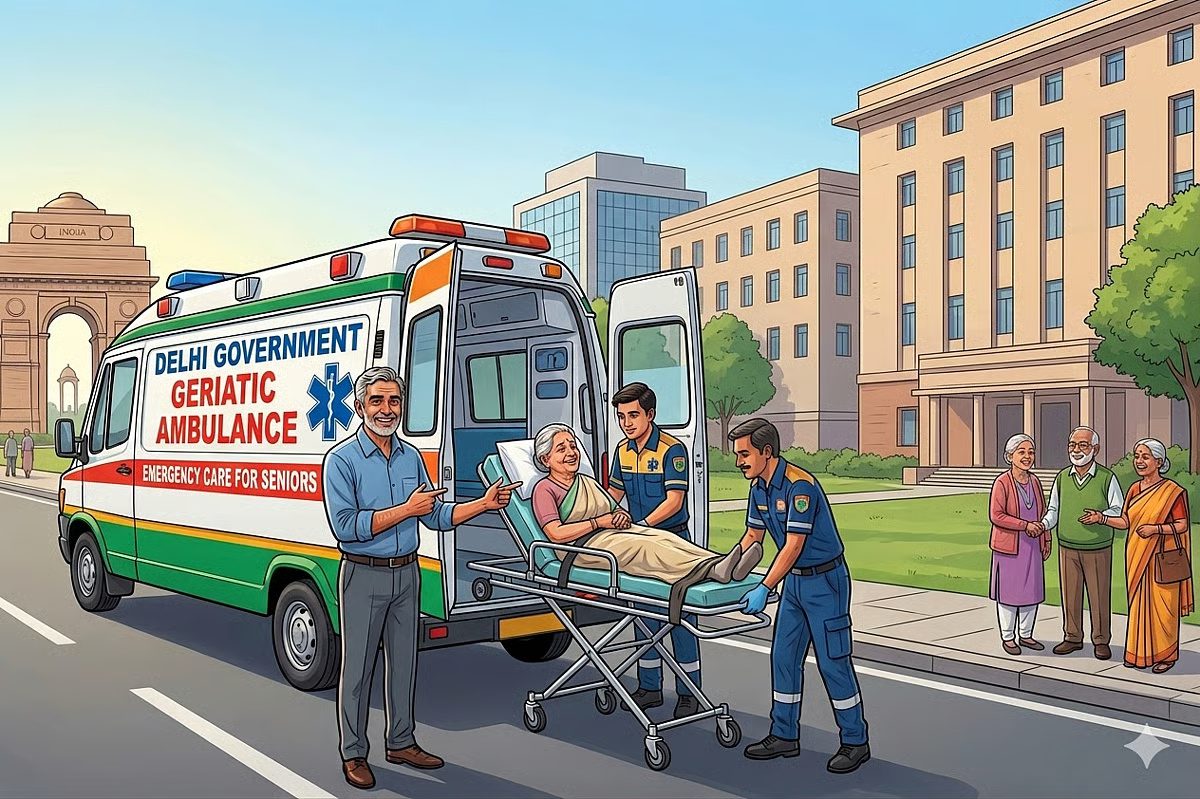 Delhi Expands Geriatric Ambulance Network Access
