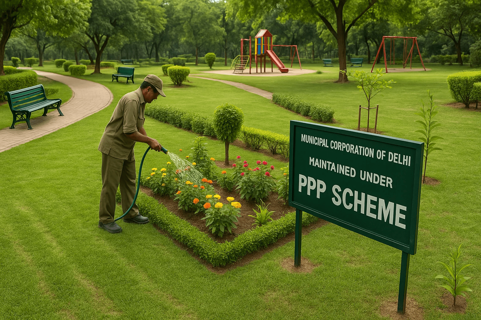 Delhi Boosts Park Maintenance Through Resident Funding