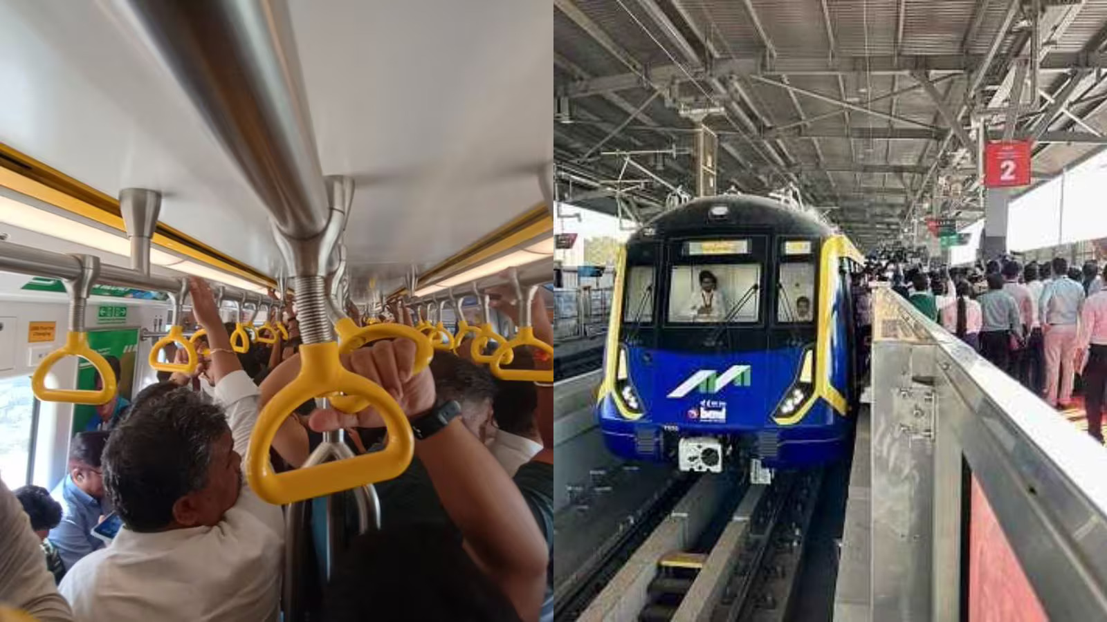 Dahisar Mira Road Metro Draws Criticism Over Heavy Crowding