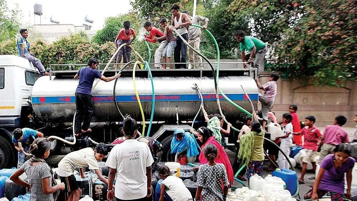 Delhi Water Supply Disruption During Maintenance Work