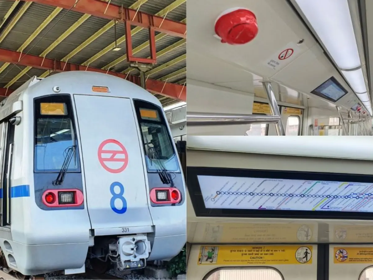Delhi Metro Train Refurbishment Modernizes Blue Line Fleet