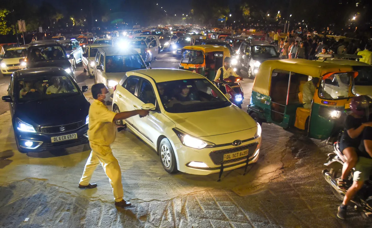 Gurugram Sector 44 Traffic Curbs For Road Works